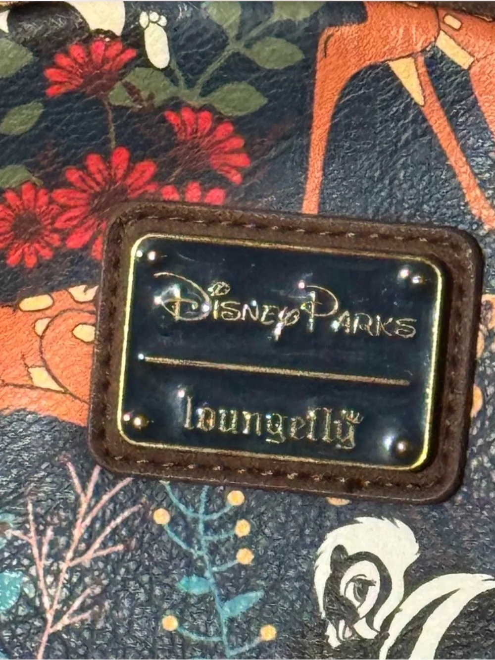 Disney Parks Loungefly Bambi Thumper Floral Mini Backpack